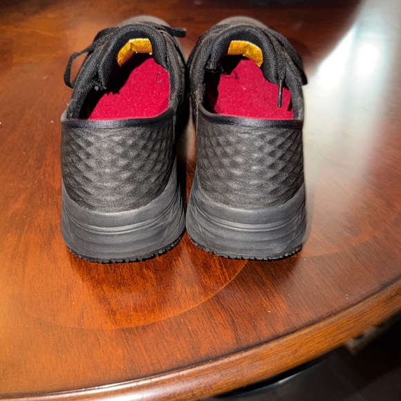 Skechers Womens cushioned slip resistant black Sneakers size 10 medium width - Picture 5 of 7